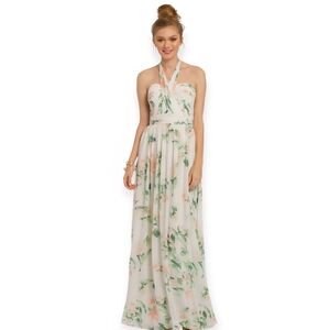 Camille La Vie Strapless Floral Maxi Dress